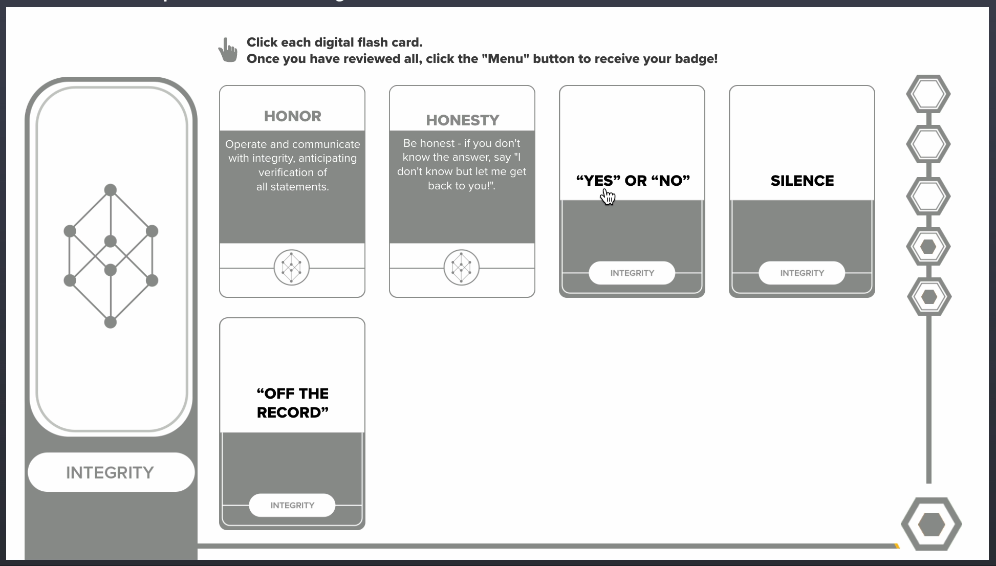Custom video rintegration using Articulate Rise, ecorded in studio by me, uploaded and linked from a third party video vendor
